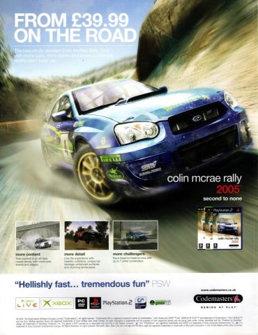 Colin McRae Rally 2005 (October 2004)