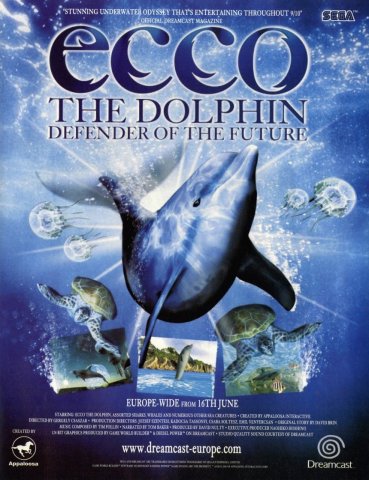 Ecco the Dolphin: Defender of the Future (July 2000) (UK)