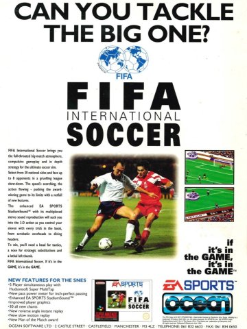 FIFA International Soccer (July 1994) (UK)