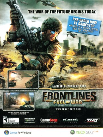 Frontlines: Fuel of War (February 2008)