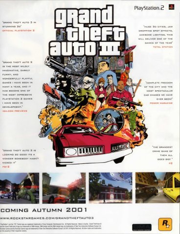 Grand Theft Auto III (November 2001) (UK)