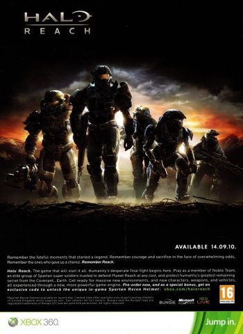 Halo Reach (May 2010) (UK)