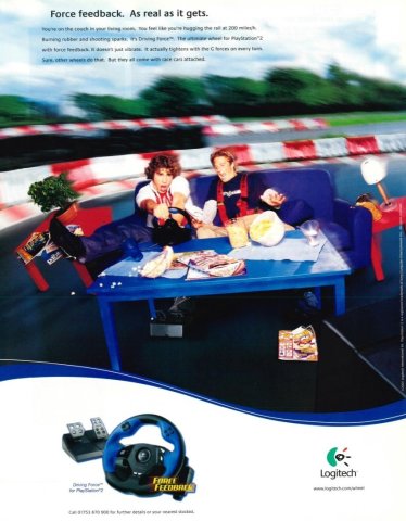 Logitech Driving Force (December 2001) (UK)