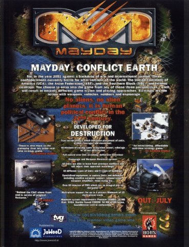 Mayday: Conflict Earth (August 1999) (UK)