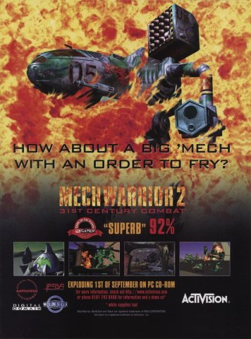 Mechwarrior 2: 31st Century Combat (October 1995) (UK)