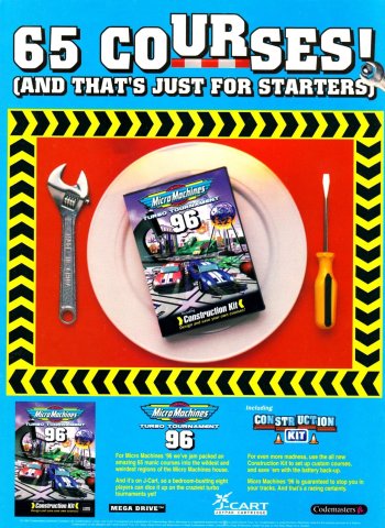 Micro Machines Turbo Tournament '96 (November 1995) (UK)