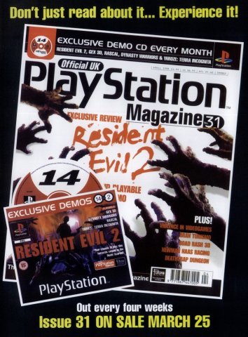 Official UK Playstation Magazine No. 31 (April 1998) (UK)