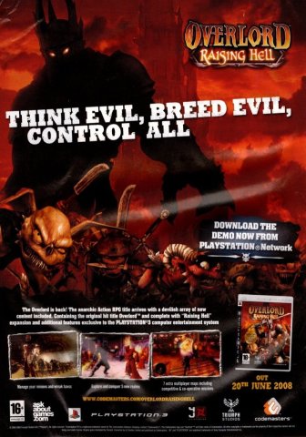 Overlord: Raising Hell (August 2008) (UK)