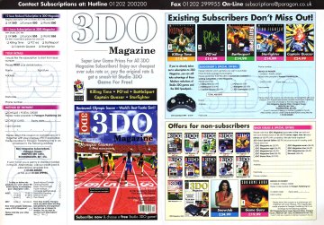 3DO Magazine subscription (July 1996) (UK)