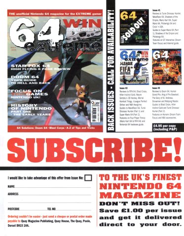 64 Extreme subscription (July 1997) (UK)