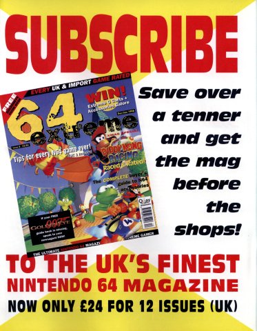 64 Extreme subscription (December 1997) (UK)