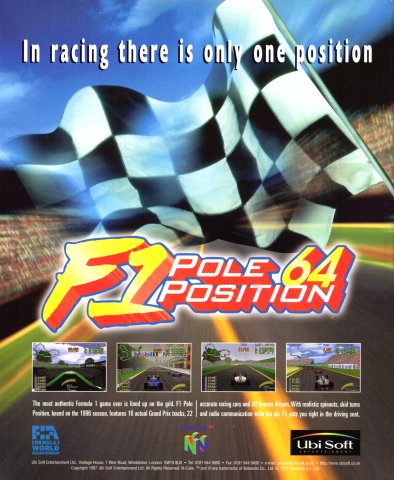 F1 Pole Position 64 (December 1997) (UK)