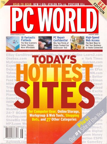 PC World Volume 18 Number 08 (August 2000)