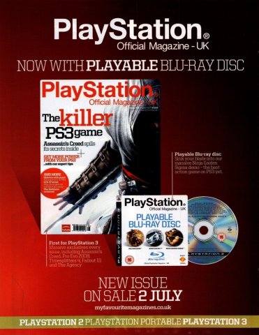 Playstation Official Magazine UK (August 2007) (UK)