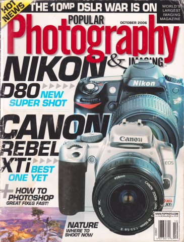 Popular Photography Volume 70 No. 10 (October 2006)