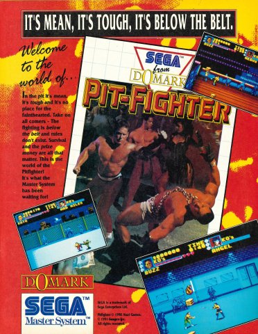 Pit-Fighter (April 1993) (UK)