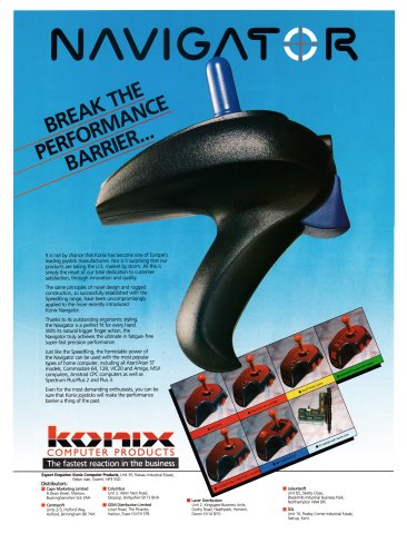 Konix Navigator, Konix SpeedKing (January 1992) (UK)