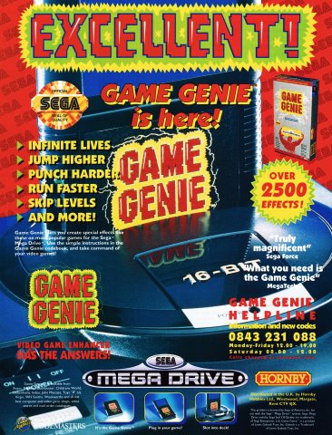 Game Genie (December 1992) (UK)