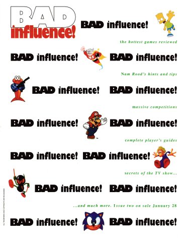 Bad Influence issue 2 (February 1993) (UK)