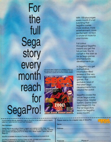 Sega Pro issue 24 (October 1993) (UK)