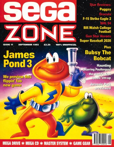 Sega Zone Issue 11 (September 1993)