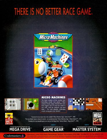 Micro Machines (May 1994) (UK)