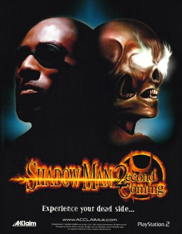 Shadow Man: 2econd Coming (October 2001) (UK)