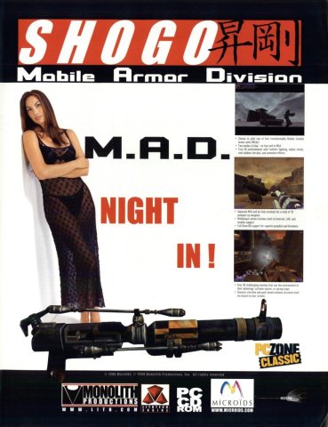 Shogo: Mobile Armor Division (December 1998) (UK)