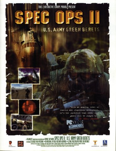 Spec Ops II: U.S. Army Green Berets (January 2000) (UK)