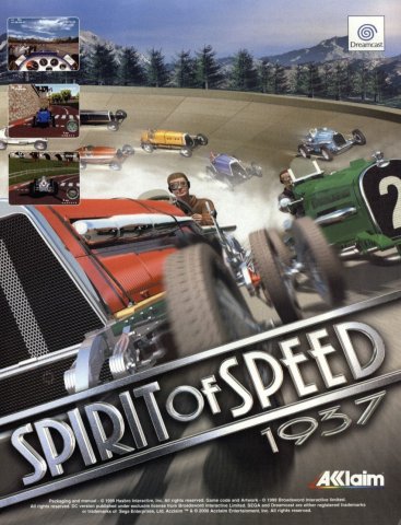 Spirit of Speed 1937 (July 2000) (UK)