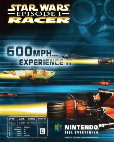 Star Wars Episode I Racer (July 1999) (UK)