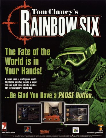 Tom Clancy's Rainbow Six (December 1999) (UK)