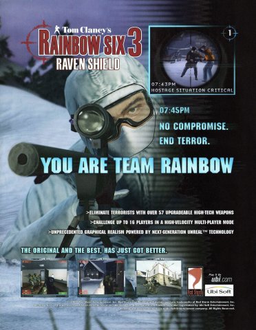 Tom Clancy's Rainbow Six 3: Raven Shield (March 2003)