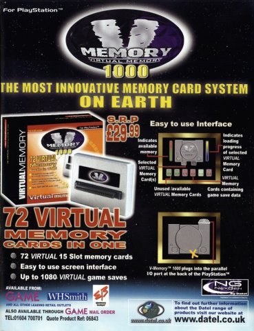 V-Memory 1000 (August 1999) (UK)