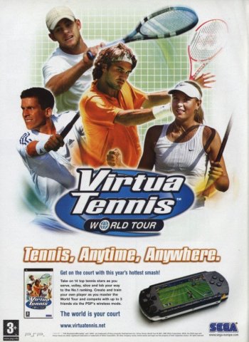 Virtua Tennis: World Tour (September 2005) (UK)