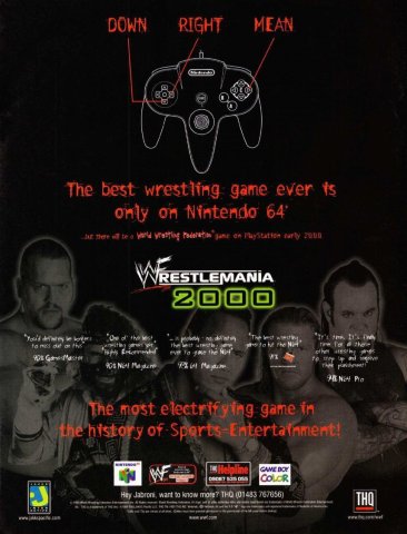 WWF WrestleMania 2000 (December 1999) (UK)