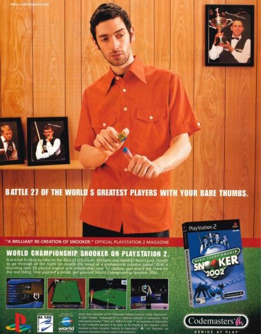 World Championship Snooker 2002 (October 2001) (UK)