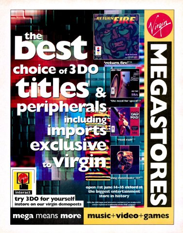 Virgin Megastores (June 1995) (UK)