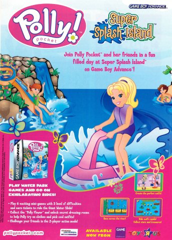 Polly Pocket: Super Splash Island (October 2003) (UK)