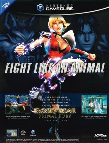 Bloody Roar: Primal Fury (Spring 2002) (UK)