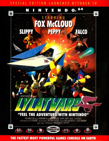 StarFox 64 (Lylat Wars) (October 1997) (UK)