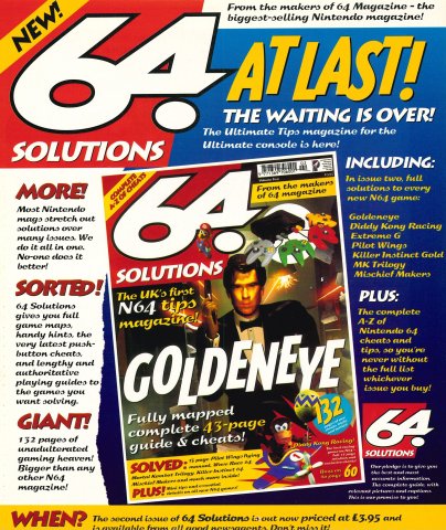 64 Solutions issue 2 ad (March 1998) (UK)