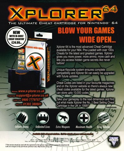 Blaze Xplorer 64 (March 2000) (UK)