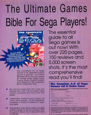 Complete A-Z of Sega Games Vol. II, The (December 1993) (UK)