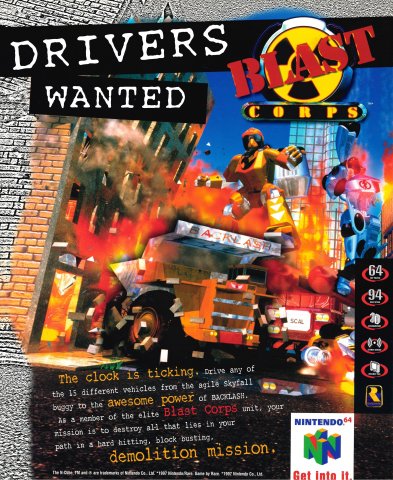 Blast Corps (September 1997) (UK)