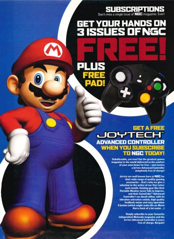 NGC Subscription + free gamepad (December 2004) (UK)