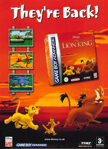 Lion King, The (December 2003) (UK)