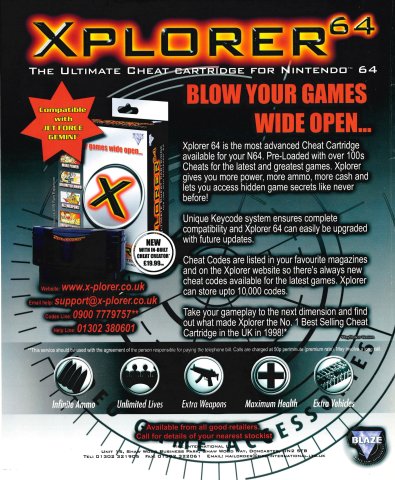 Blaze Xplorer 64 (May 2000) (UK)