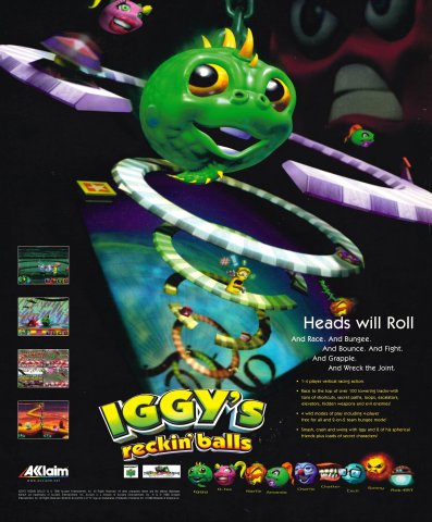 Iggy's Reckin' Balls (October 1998) (UK)