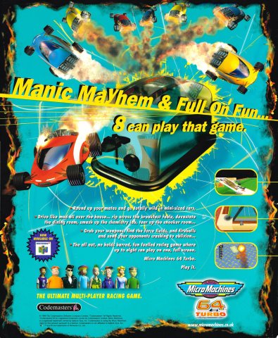 Micro Machines 64 Turbo (June 1999) (UK)